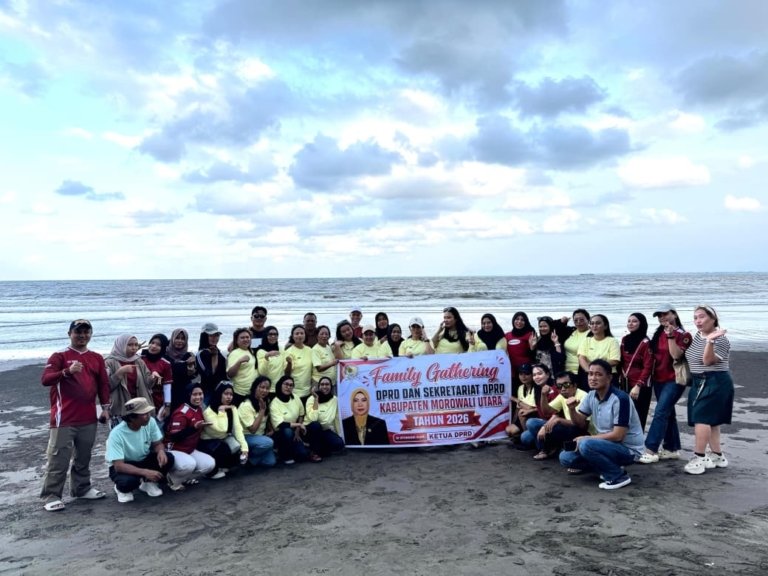 Semarak Perayaan HUT ke-81 RI DPRD Morut Ditutup di Family Gathering Pantai Ungkea