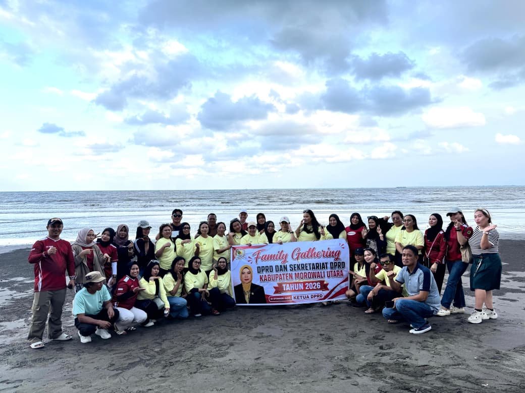 Semarak Perayaan HUT ke-81 RI DPRD Morut Ditutup di Family Gathering Pantai Ungkea