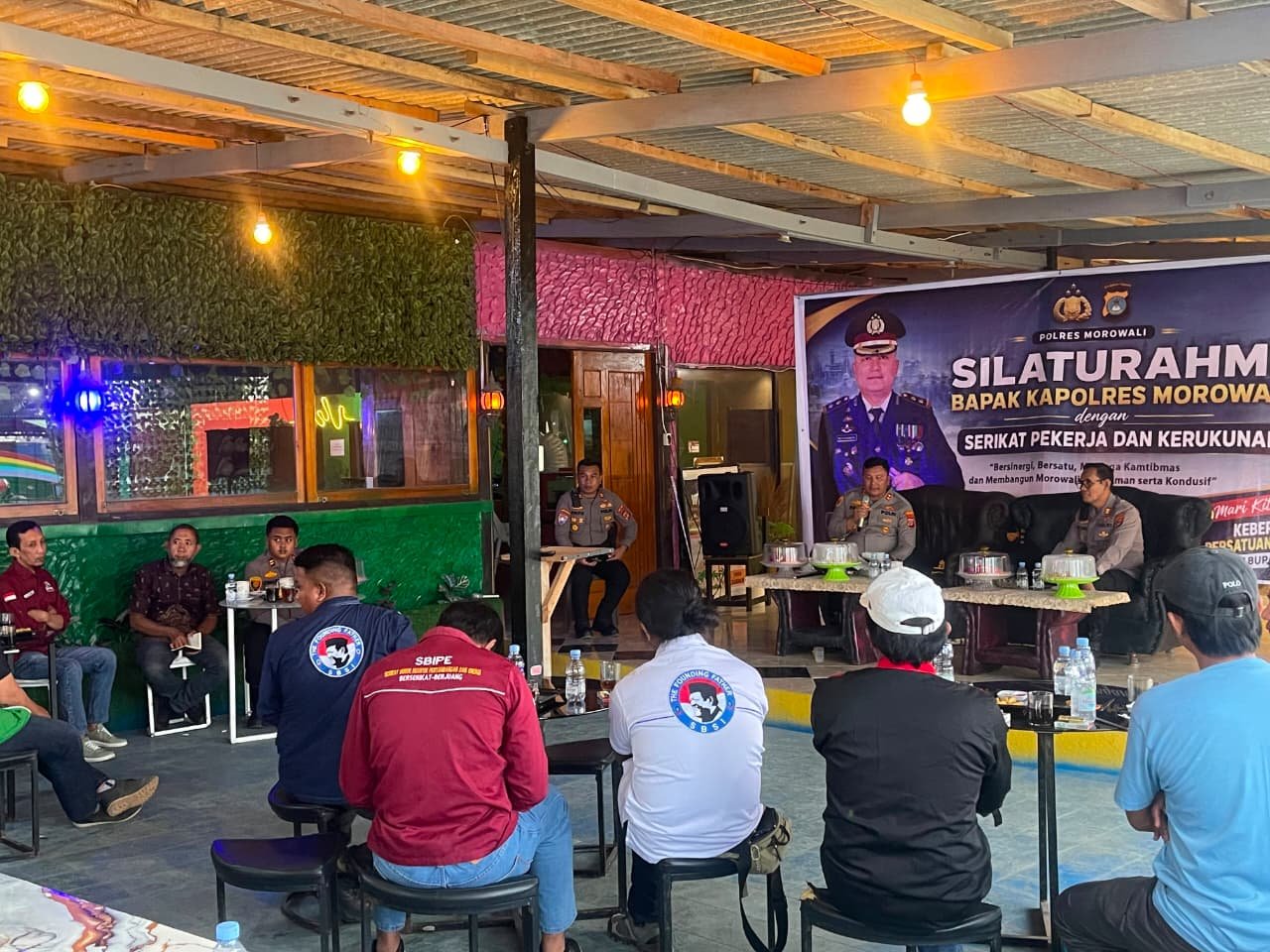 Kapolres Morowali Rangkul Buruh, Perkuat Sinergi di Kawasan Industri