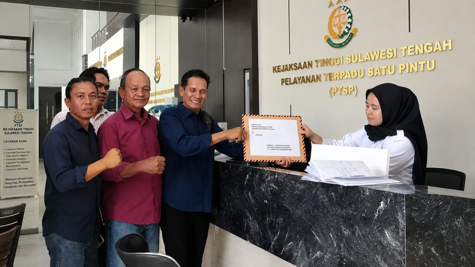 Kades Ensa Resmi Dilaporkan ke Kejati Sulteng