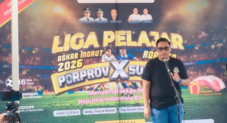 ASKAB PSSI Morut Gelar Liga Pelajar 2026, Arief Ibrahim: ‘Ini Proses Menemukan Pemain-pemain Terbaik’