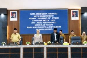 Ketua DPRD Morut Warda Dg Mamala, Pimpin Rapat Paripurna Penutupan Masa Persidangan III