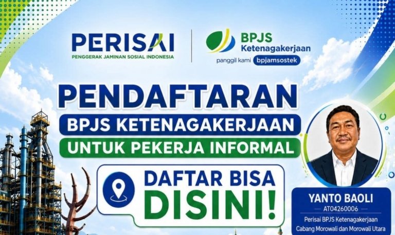 Perisai BPJS Ketenagakerjaan Morowali Utara Ajak Pekerja Informal Daftar BPJS Ketenagakerjaan untuk Perlindungan Kerja