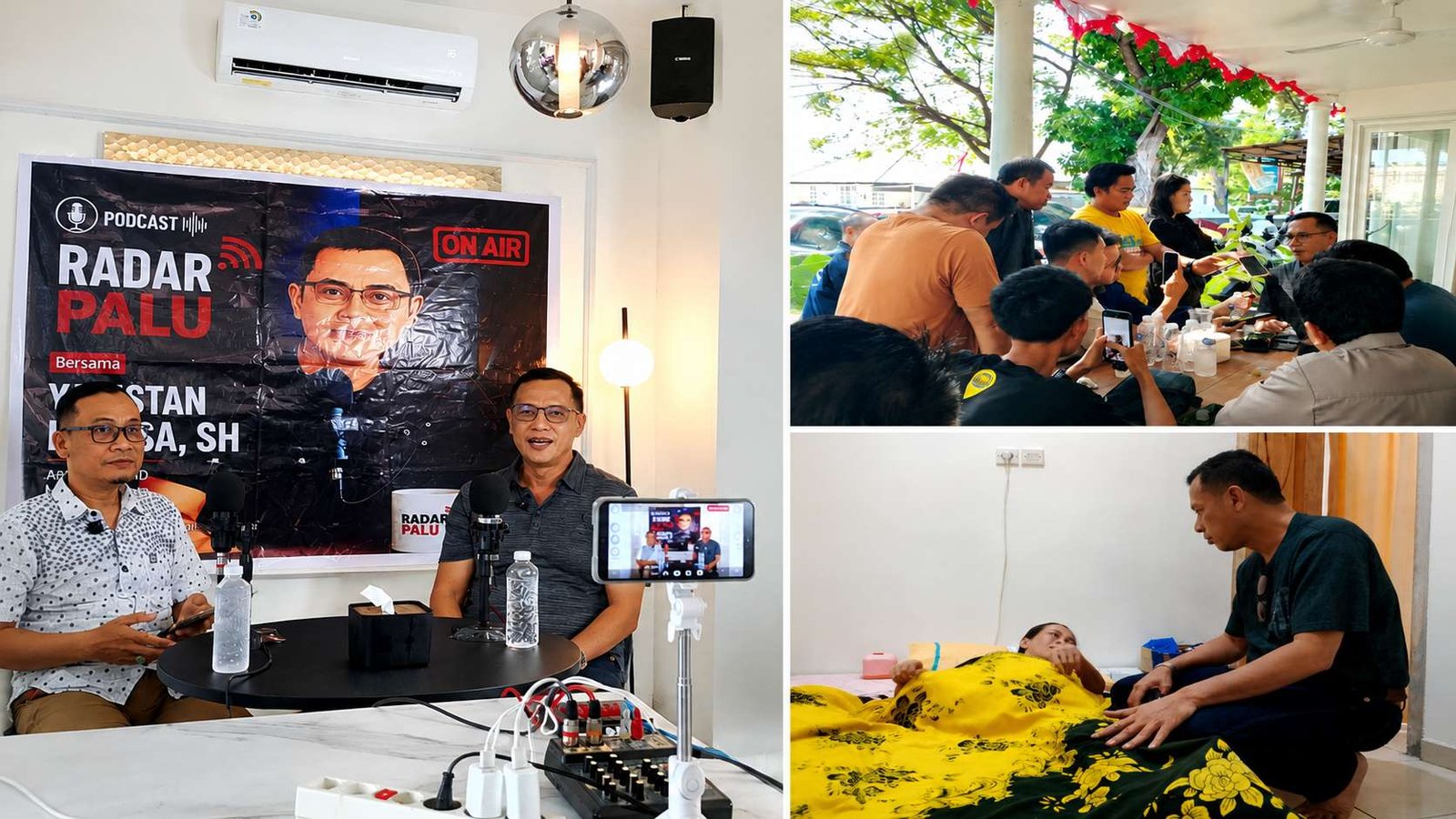 Yaristan Palesa, dari Podcast, Silaturahmi Jurnalis, Hingga Kunjungan Kemanusiaan