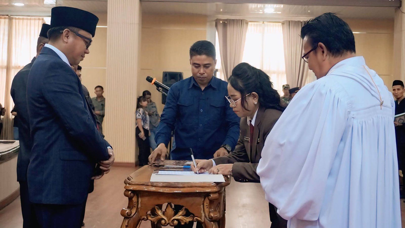 Dilantik Pimpin BPBD Morut, Delnan Lauende Siapkan Gerak Cepat Tekan Karhutla