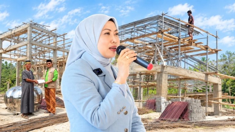 PHBI Morut Salurkan Bantuan Musholla di Gontara, Pengurus: Banyak-banyak Terima Kasih Hj. Warda Dg Mamala