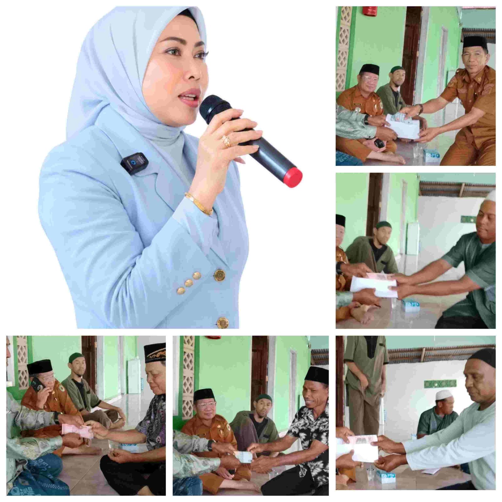 PHBI Morut Salurkan Bantuan dari Hj. Warda Dg Mamala untuk Enam Masjid di Lemboraya