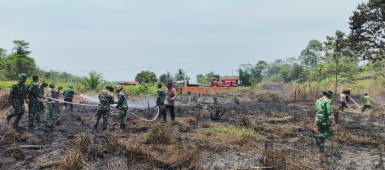 Gerak Cepat PT ANA, Bantu Padamkan Kebakaran di Desa Pebooa