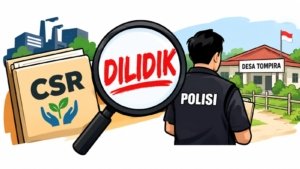 Tipikor Polres Morut Tegaskan Sedang LIDIK CSR Desa Tompira