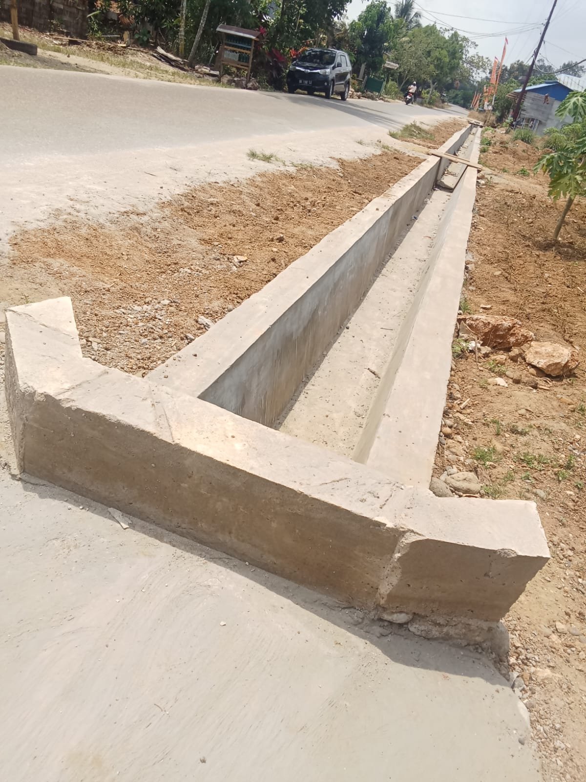 Kades Korowou Tegaskan Proyek Drainase dari APBD Sulteng Tidak Pernah Pasang Papan Proyek