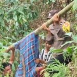 Polisi di Morut dan Kemanusiaan. Nyaris 24 Jam Hilang, Lansia 80 Tahun Ditemukan Lemas di Kebun