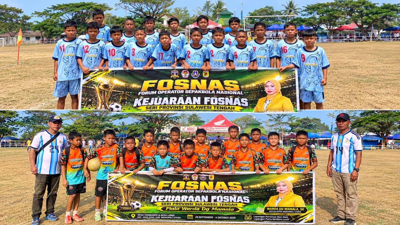 FOSNAS Piala Warda Dg Mamala Jadi Panggung Bibit Muda Sepakbola Morut