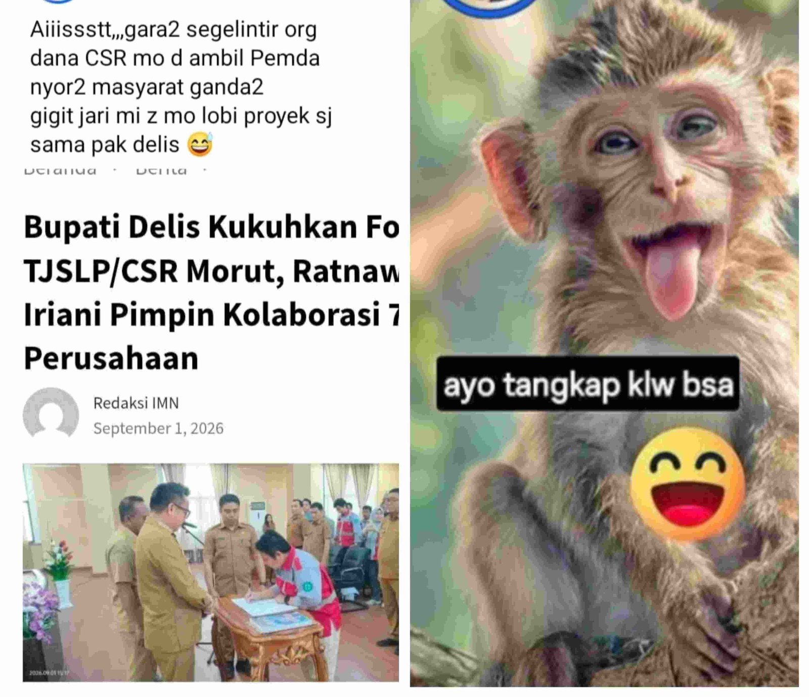 Postingan Facebook Pengurus CSR Ganda-Ganda Picu Polemik, Warga Minta Kejaksaan Tegas
