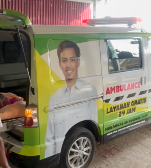 Kades Bimorjaya Sampaikan Terima Kasih ke Relawan Ambulans Fauzan Mamala