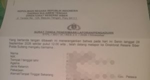 Komentar Facebook Warga Ensa Dilaporkan ke Ditressiber Polda Sulteng