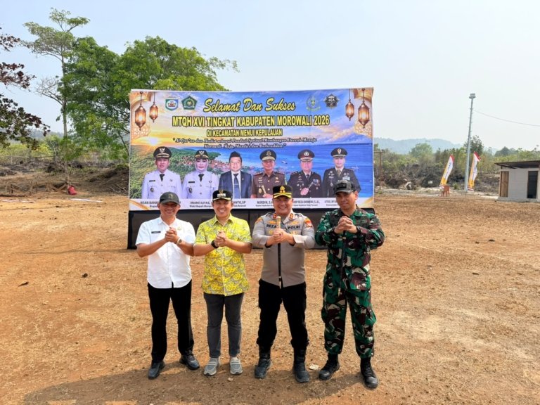 Forkopimda Morowali Perkenalkan “Salam Polisi Bersama Masyarakat” di Menui Kepulauan