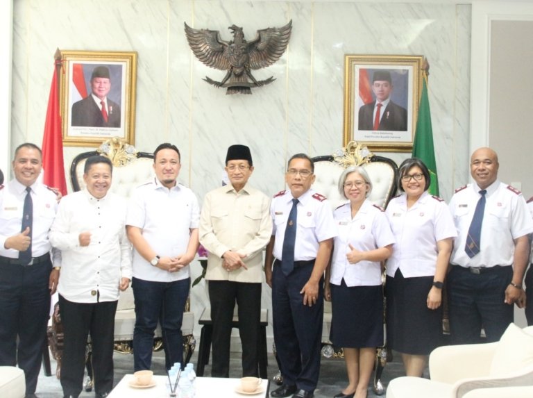 Mardiman Sane Dampingi Pimpinan Bala Keselamatan Bertemu Menteri Agama, Indonesia Jadi Tuan Rumah Pertemuan Pemuda Sedunia