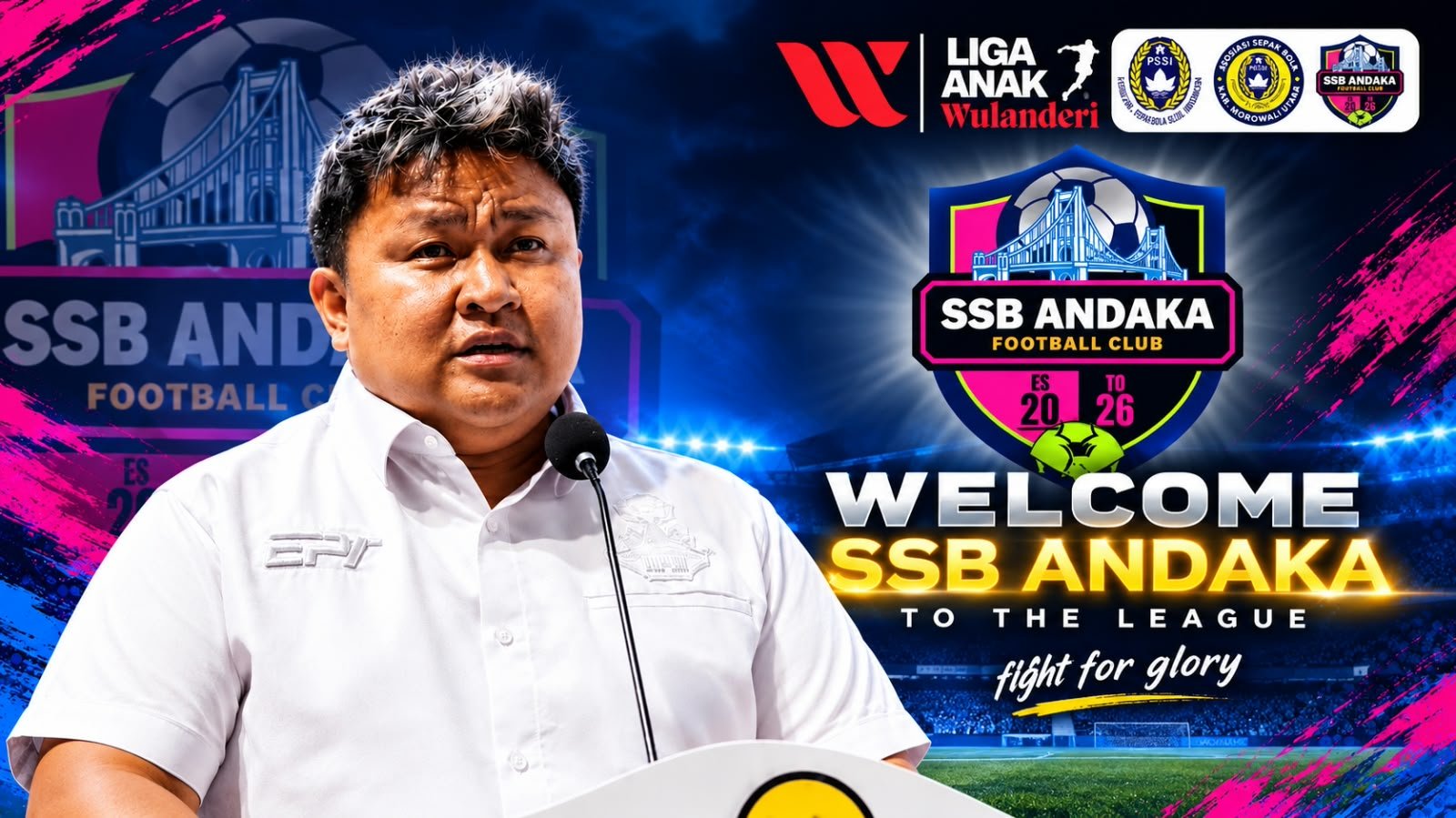 SSB ANDAKA Ucapkan Terima Kasih kepada Edwin Tampake atas Bantuan Akta Gratis