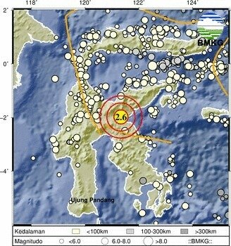 Gempa Guncang Morowali Utara, Jaraknya 39 Kilometer Relatif Dekat.Warga Diimbau Tetap Tenang