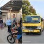 Pagi-pagi Turun Langsung, Warda Dg Mamala Bawa Mobil Tangki Air 8000 Liter di Kampung Bugis
